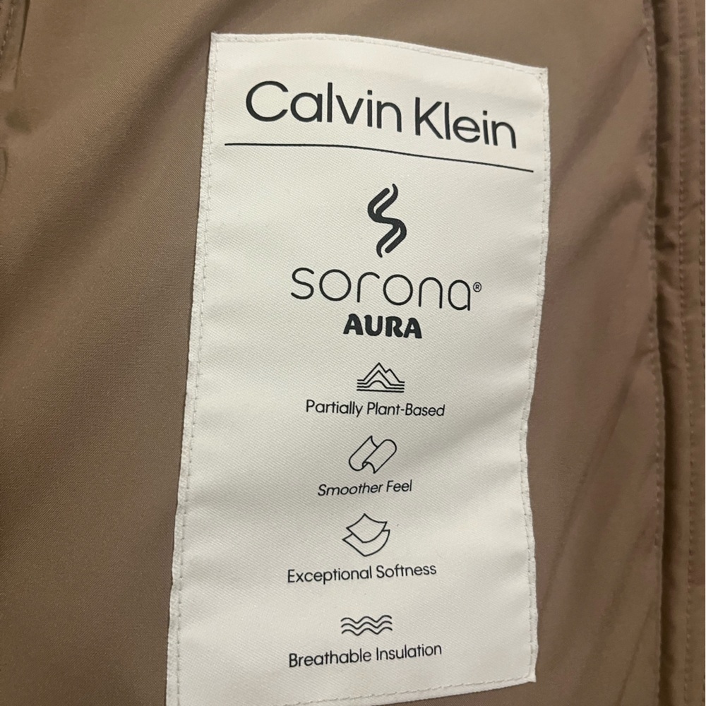 Calvin Klein Tan Puffer Jacket size S - Picture 6 of 9